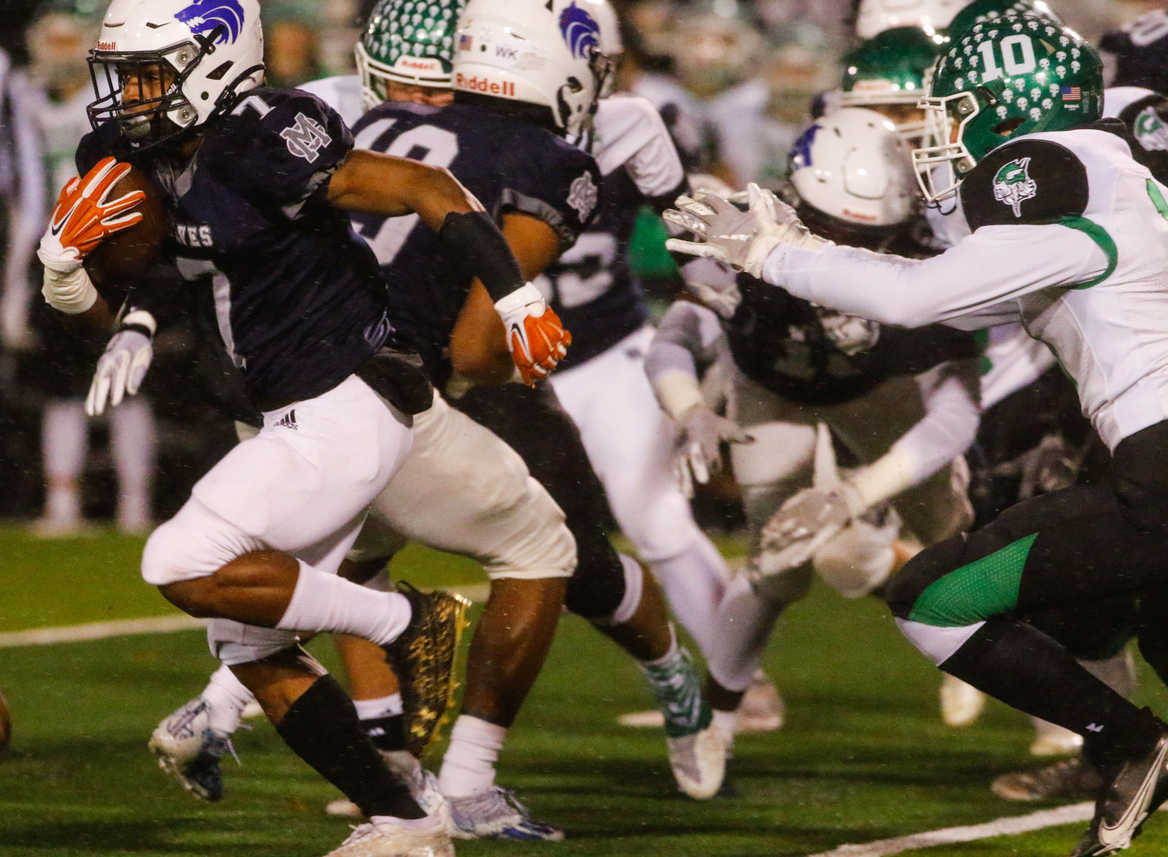 5A football regional final - Michigan City vs. Valparaiso